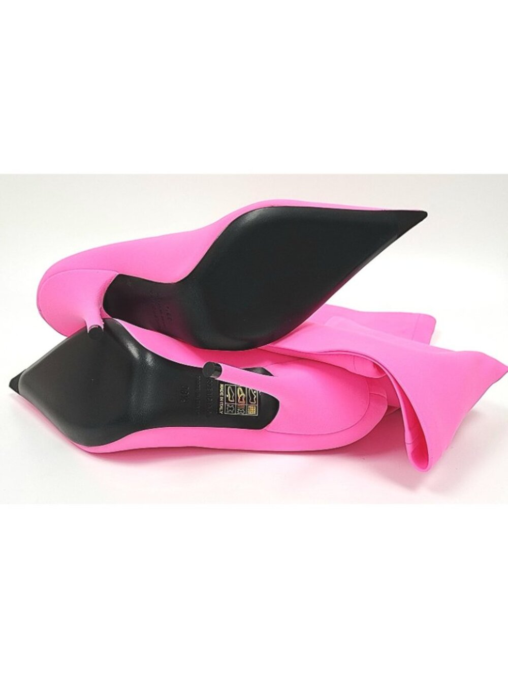 $2190 Balenciaga Women's Knife Over-the-Knee Heel Boots Pink Size 38.5 / US 8.5 - Picture 3 of 3